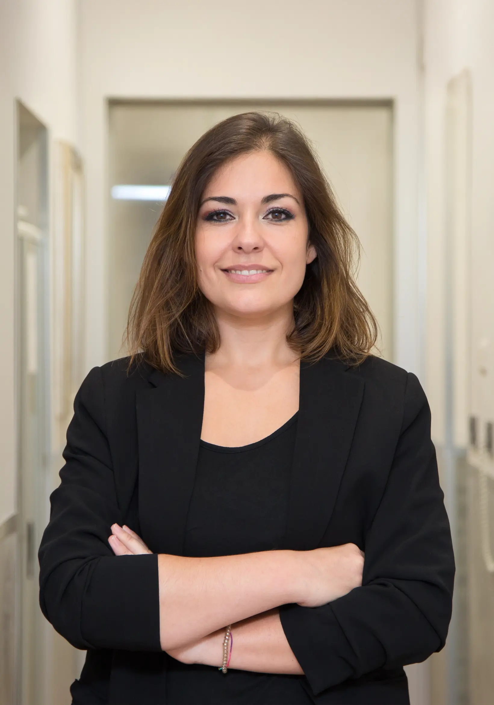 Sara addetta alla segreteria della Clinica odontoiatrica Rinaldi a Roma Prati